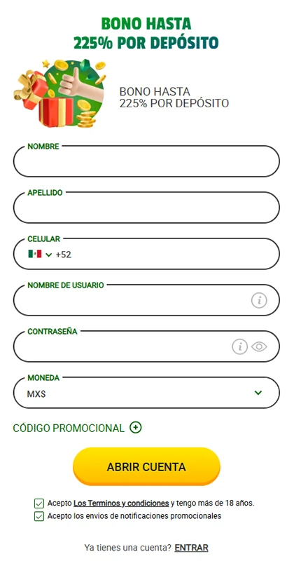 Registro de Brazino777